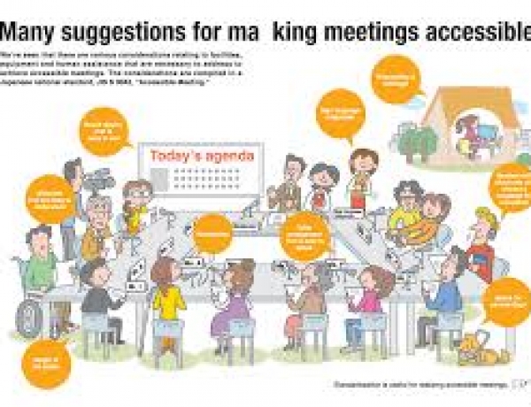 How to Conduct Accessible Meetings, Conferences, Conference Calls. Optimal Performance can advise your company about this.